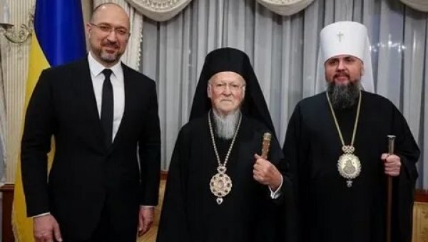 ВАРТОЛОМЕЈ У КИЈЕВУ: Цариградски патријарх допутовао у Украјину ВАРТОЛОМЕЈ У КИЈЕВУ: Цариградски патријарх допутовао у Украјину