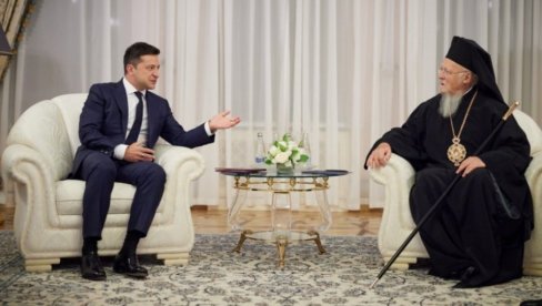 ПАТРИЈАРХ ВАРТОЛОМЕЈ КОД ЗЕЛЕНСКОГ: Разговори о Донбасу и кршењу права верника на „окупираним територијама“ ПАТРИЈАРХ ВАРТОЛОМЕЈ КОД ЗЕЛЕНСКОГ: Разговори о Донбасу и кршењу права верника на „окупираним територијама“