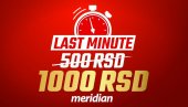 КАД МЕРИДИАН ЧАСТИ - СВИ ДОБИЈАЈУ! Преузми 1.000 РСД, одиграј тикет и постани милионер! КАД МЕРИДИАН ЧАСТИ - СВИ ДОБИЈАЈУ! Преузми 1.000 РСД, одиграј тикет и постани милионер!