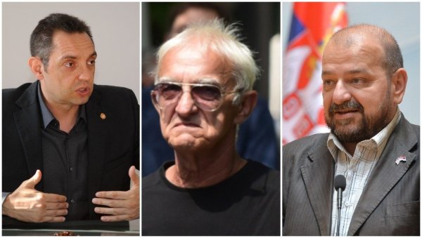 КАПЕТАН ДРАГАН ПОСВАЂАО ВУЛИНА И ШОРМАЗА: Мајице са ликом Звездана Јовановића изазвале сукоб посланика СНС и Покрета социјалиста КАПЕТАН ДРАГАН ПОСВАЂАО ВУЛИНА И ШОРМАЗА: Мајице са ликом Звездана Јовановића изазвале сукоб посланика СНС и Покрета социјалиста