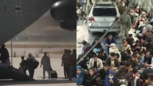 BIZARNA SLIKA IZ KABULA: Hiljade očajnika čeka da odleti iz zemlje, a neko je uspeo da u avion ukrca i automobil (VIDEO) BIZARNA SLIKA IZ KABULA: Hiljade očajnika čeka da odleti iz zemlje, a neko je uspeo da u avion ukrca i automobil (VIDEO)
