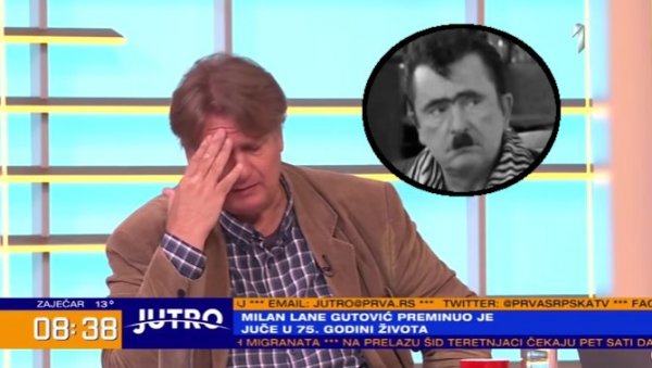 СУЗЕ КОЛЕГЕ У ЈУТАРЊЕМ ПРОГРАМУ ЗБОГ ЛАНЕТА ГУТОВИЋА: Ниси смео да нас напустиш, фали још један чин СУЗЕ КОЛЕГЕ У ЈУТАРЊЕМ ПРОГРАМУ ЗБОГ ЛАНЕТА ГУТОВИЋА: Ниси смео да нас напустиш, фали још један чин