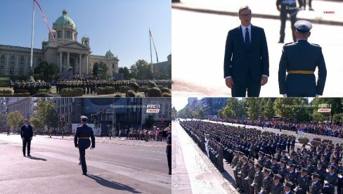 ПРОМОЦИЈА НАЈМЛАЂИХ ОФИЦИРА ВОЈСКЕ СРБИЈЕ: Вучић - Наша снажна и јака војска је гарант мира и стабилности (ФОТО/ВИДЕО) ПРОМОЦИЈА НАЈМЛАЂИХ ОФИЦИРА ВОЈСКЕ СРБИЈЕ: Вучић - Наша снажна и јака војска је гарант мира и стабилности (ФОТО/ВИДЕО)