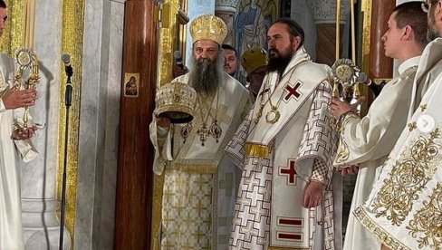 PATRIJARH PORFIRIJE: Dragi vladiko Justine, danas si uzveden na najuzvišeniju službu u Crkvi Hristovoj PATRIJARH PORFIRIJE: Dragi vladiko Justine, danas si uzveden na najuzvišeniju službu u Crkvi Hristovoj
