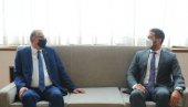 ОДЛИЧНОМ САРАДЊОМ ДО ВРХУНСКИХ РЕЗУЛТАТА: Министар Удовичић са челним људима европског и светског бадминтона