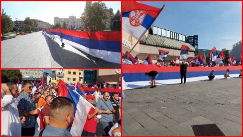 VELIČANSTVENI PRIZOR U BANJALUCI: Trobojka od 80 metara na ulicama prestonice RS (FOTO) VELIČANSTVENI PRIZOR U BANJALUCI: Trobojka od 80 metara na ulicama prestonice RS (FOTO)