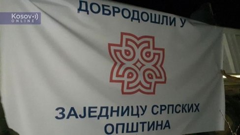 SRBI RAZVILI TRANSPARENT NA JARINJU: Dobro došli u Zajednicu srpskih opština SRBI RAZVILI TRANSPARENT NA JARINJU: Dobro došli u Zajednicu srpskih opština