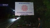 DOBRO DOŠLI U ZAJEDNICU SRPSKIH OPŠTINA: Transparenti i u Severnoj Mitrovici DOBRO DOŠLI U ZAJEDNICU SRPSKIH OPŠTINA: Transparenti i u Severnoj Mitrovici