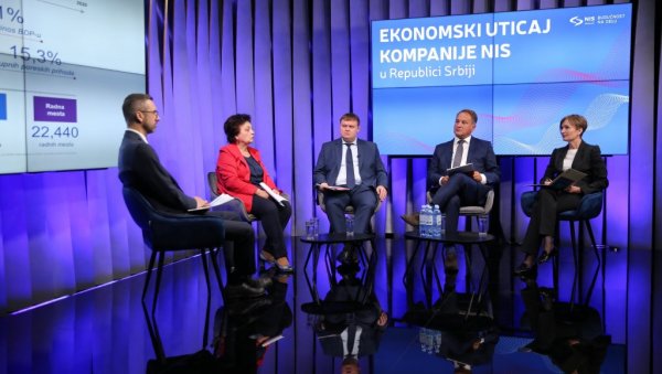 ЕКОНОМСКОМ УТИЦАЈ КОМПАНИЈЕ НИС: Gодишњи директан допринос БДП-у Србије 5,1 одсто (ФОТО) ЕКОНОМСКОМ УТИЦАЈ КОМПАНИЈЕ НИС: Gодишњи директан допринос БДП-у Србије 5,1 одсто (ФОТО)