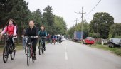 OD VRŠCA DO GUDURICE PO KIŠI: Svetski dan bez automobila obeležilo 150 biciklista OD VRŠCA DO GUDURICE PO KIŠI: Svetski dan bez automobila obeležilo 150 biciklista