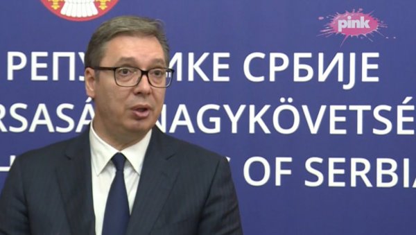 ВУЧИЋ ИЗ БУДИМПЕШТЕ: Забринут сам због пребијања Срба, верујем у храброст народа – погром се неће догодити(ВИДЕО) ВУЧИЋ ИЗ БУДИМПЕШТЕ: Забринут сам због пребијања Срба, верујем у храброст народа – погром се неће догодити(ВИДЕО)