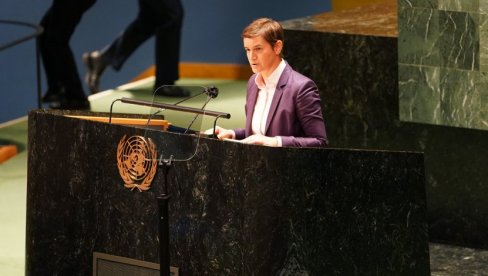 АНА БРНАБИЋ У УЈЕДИЊЕНИМ НАЦИЈАМА: Спирала насиља над Србима на КиМ кулминирала ове недеље, Приштина да примењује споразум из Брисела АНА БРНАБИЋ У УЈЕДИЊЕНИМ НАЦИЈАМА: Спирала насиља над Србима на КиМ кулминирала ове недеље, Приштина да примењује споразум из Брисела