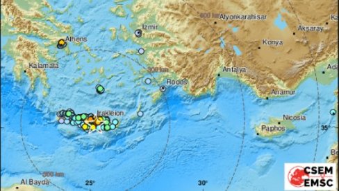 GRČKA SE TRESE OD JUTROS: Tri zemljotresa za 20 minuta, najjači magnitude 5,8 stepeni GRČKA SE TRESE OD JUTROS: Tri zemljotresa za 20 minuta, najjači magnitude 5,8 stepeni