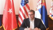 ПРЕДСЕДНИК НА ВАЖНОМ САСТАНКУ: Разговарао са представницима компаније Бехтел-Енка ПРЕДСЕДНИК НА ВАЖНОМ САСТАНКУ: Разговарао са представницима компаније Бехтел-Енка