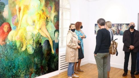 ИНСПИРАЦИЈА У ВЕЛИКИМ СТВАРАОЦИМА: Изложба слика уметника из Ваљева Љубе Поповића представљена у Шапцу (ФОТО) ИНСПИРАЦИЈА У ВЕЛИКИМ СТВАРАОЦИМА: Изложба слика уметника из Ваљева Љубе Поповића представљена у Шапцу (ФОТО)