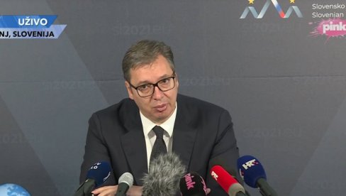 ВУЧИЋ СЕ ОБРАТИО ИЗ СЛОВЕНИЈЕ: Без решавања проблема са Приштином Србија не може да буде члан ЕУ! ВУЧИЋ СЕ ОБРАТИО ИЗ СЛОВЕНИЈЕ: Без решавања проблема са Приштином Србија не може да буде члан ЕУ!