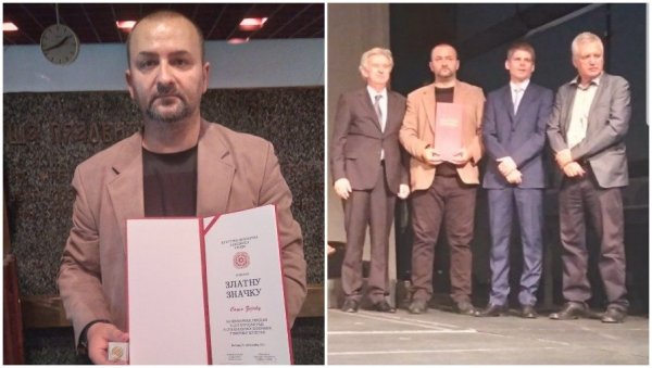 МОЈ НАРОД ЈЕ МОЈА СЛАВА: Никшићанин доктор Саша Зејак, добитник Златне Значке Србије за допринос култури МОЈ НАРОД ЈЕ МОЈА СЛАВА: Никшићанин доктор Саша Зејак, добитник Златне Значке Србије за допринос култури