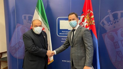 УНАПРЕЂЕЊЕ ТРГОВИНСКЕ САРАДЊЕ: Министар Мали разговарао са замеником министра спољних послова Ирана УНАПРЕЂЕЊЕ ТРГОВИНСКЕ САРАДЊЕ: Министар Мали разговарао са замеником министра спољних послова Ирана
