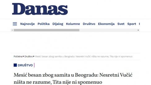 ЕВО ДОКАЗА: Несрећни Месић слагао да Вучић није поменуо Тита ЕВО ДОКАЗА: Несрећни Месић слагао да Вучић није поменуо Тита