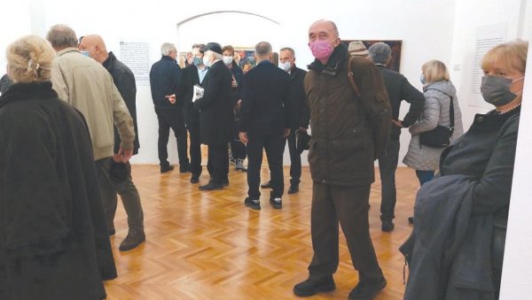 УМЕТНИЧКИ ОТАЦ И СИН: У Кући легата отворена изложба Милана Коњовића и Драгана Стојкова УМЕТНИЧКИ ОТАЦ И СИН: У Кући легата отворена изложба Милана Коњовића и Драгана Стојкова