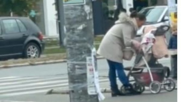 ЈЕЗИВ СНИМАК ИЗ НОВОГ САДА: Жена шамара бебу у колицима насред улице (ВИДЕО) ЈЕЗИВ СНИМАК ИЗ НОВОГ САДА: Жена шамара бебу у колицима насред улице (ВИДЕО)