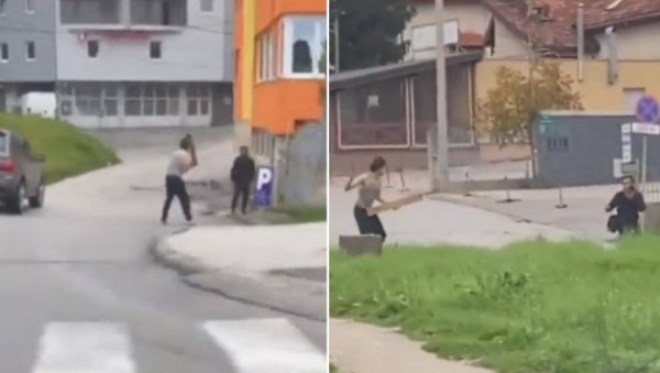 ДРАМАТИЧНЕ СЦЕНЕ: Мигранти се потукли испред зграде суда, један дохватио летву (ВИДЕО) ДРАМАТИЧНЕ СЦЕНЕ: Мигранти се потукли испред зграде суда, један дохватио летву (ВИДЕО)