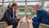 VUČIĆ SE SUREO SA EDIJEM RAMOM: Snažna podrška inicijativi Otvoreni Balkan (FOTO) VUČIĆ SE SUREO SA EDIJEM RAMOM: Snažna podrška inicijativi Otvoreni Balkan (FOTO)
