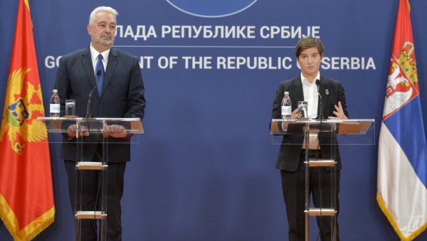 БРНАБИЋЕВА И КРИВОКАПИЋ НАКОН САСТАНКА: Србија и Црна Гора ће заједнички радити на јачању економских односа (ВИДЕО) БРНАБИЋЕВА И КРИВОКАПИЋ НАКОН САСТАНКА: Србија и Црна Гора ће заједнички радити на јачању економских односа (ВИДЕО)