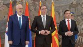 ЗАЈЕДНИЧКА ИЗЈАВА ВУЧИЋА, РАМЕ И ДИМИТРОВА: Наш пут ка ЕУ исклизнуо је из колосека, продубљујемо Отворени Балкан