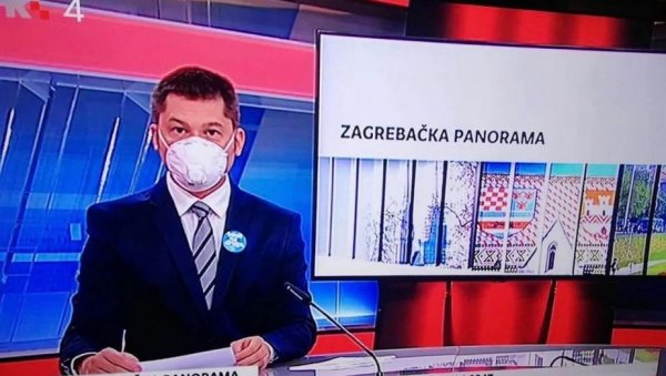 МАСКА НА ЛИЦУ ТОКОМ ПРОГРАМА: Водитељ ХРТ морао због нових правила да користи заштиту у студију МАСКА НА ЛИЦУ ТОКОМ ПРОГРАМА: Водитељ ХРТ морао због нових правила да користи заштиту у студију