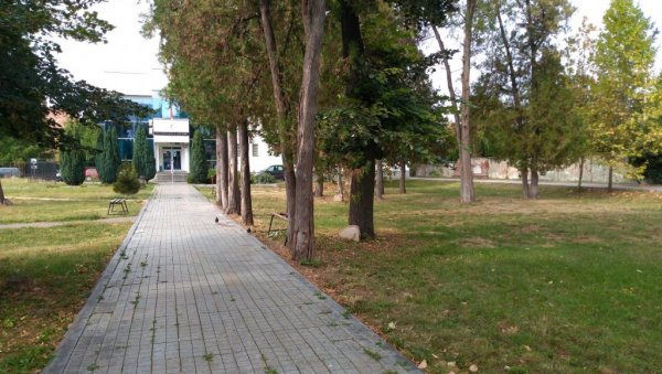 У ДВОРИШТУ СТАРОГ ДОМА ЈНА: Пироћанци граде сцену на отвореном У ДВОРИШТУ СТАРОГ ДОМА ЈНА: Пироћанци граде сцену на отвореном