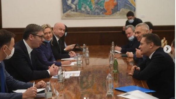 ВАЖАН САСТАНАК: Вучић разговарао са директором корпорације Росатом ВАЖАН САСТАНАК: Вучић разговарао са директором корпорације Росатом