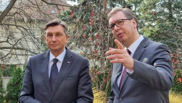 ВУЧИЋ СЕ САСТАО СА ПАХОРОМ: Задовољство ми је да на радном ручку у Београду угостим председника Словеније (ФОТО) ВУЧИЋ СЕ САСТАО СА ПАХОРОМ: Задовољство ми је да на радном ручку у Београду угостим председника Словеније (ФОТО)