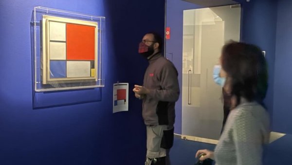 КОМПОЗИЦИЈА II - ХИТ У МИЛАНУ: Чувена слика Пита Мондријана из Народног музеја на међународној изложби КОМПОЗИЦИЈА II - ХИТ У МИЛАНУ: Чувена слика Пита Мондријана из Народног музеја на међународној изложби