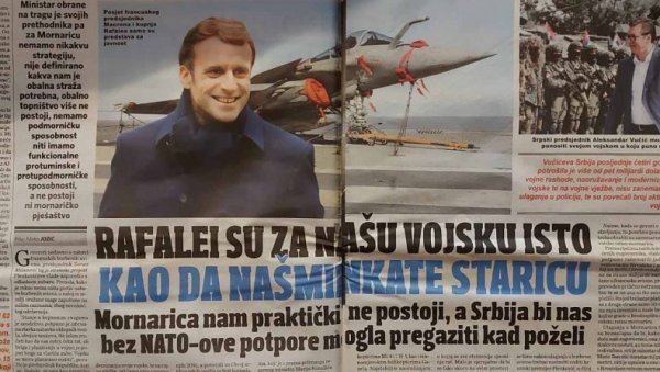 ХРВАТИ ПРИЗНАЛИ СЛАБОСТ! Комшијски лист оценио: Србија би нас без НАТО потпоре могла прегазити кад пожели ХРВАТИ ПРИЗНАЛИ СЛАБОСТ! Комшијски лист оценио: Србија би нас без НАТО потпоре могла прегазити кад пожели
