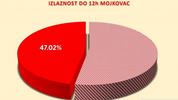 У МОЈКОВЦУ ДО ПОДНЕ ГЛАСАЛО 47,02 ОДСТО: Добра излазност на локалним изборима у Црној Гори У МОЈКОВЦУ ДО ПОДНЕ ГЛАСАЛО 47,02 ОДСТО: Добра излазност на локалним изборима у Црној Гори