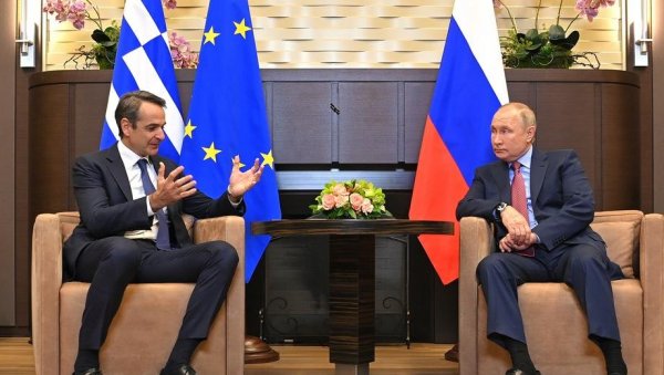 САДРЖАЈНИ И ЕФИКАСНИ РАЗГОВОРИ: Путин и Мицотакис о сарадњи, потписано пет споразума САДРЖАЈНИ И ЕФИКАСНИ РАЗГОВОРИ: Путин и Мицотакис о сарадњи, потписано пет споразума