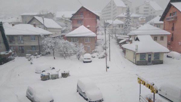 У НОВОЈ ВАРОШИ КРИТИЧНО: Снежна олуја чупала дрвеће из корена У НОВОЈ ВАРОШИ КРИТИЧНО: Снежна олуја чупала дрвеће из корена