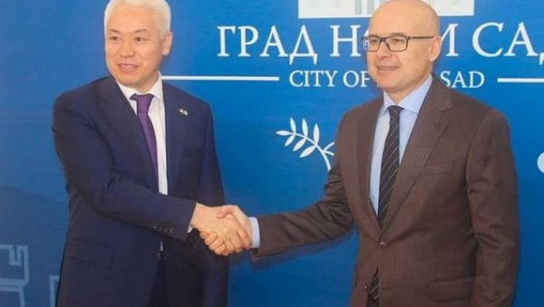 ВУЧЕВИЋ НА ВАЖНОМ САСТАНКУ: Градоначелник Новог Сада примио амбасадора Републике Казахстан ВУЧЕВИЋ НА ВАЖНОМ САСТАНКУ: Градоначелник Новог Сада примио амбасадора Републике Казахстан