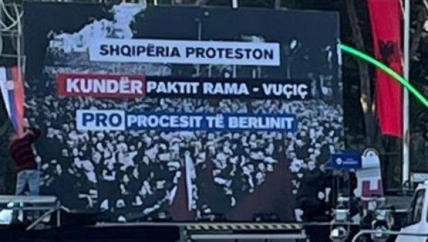 ПОТВРЂЕНО ПИСАЊЕ НОВОСТИ: У Тирани екстремисти спремају протесте против Вучића (ФОТО) ПОТВРЂЕНО ПИСАЊЕ НОВОСТИ: У Тирани екстремисти спремају протесте против Вучића (ФОТО)
