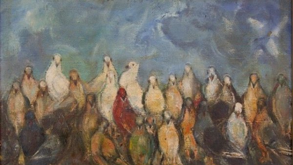 ИЗЛОЖБА ИЛИЈЕ ИКЕ ПАНДУРОВИЋА У КУЋИ ЂУРЕ ЈАКШИЋА: Голубови се вратили у Скадарлију ИЗЛОЖБА ИЛИЈЕ ИКЕ ПАНДУРОВИЋА У КУЋИ ЂУРЕ ЈАКШИЋА: Голубови се вратили у Скадарлију