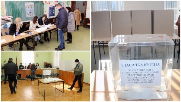ЗАТВОРЕНА БИРАЧКА МЕСТА: Референдум у Србији - Вечерас прелиминарни резултати (ФОТО/ВИДЕО) ЗАТВОРЕНА БИРАЧКА МЕСТА: Референдум у Србији - Вечерас прелиминарни резултати (ФОТО/ВИДЕО)