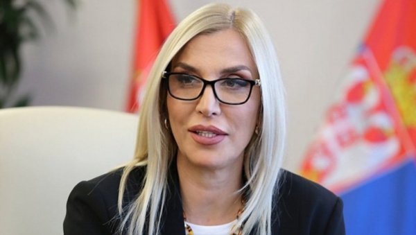 МИНИСТАРКА ПОПОВИЋ О ИЗЈАВА МАРИНКОВИЋА: Невероватно је да и по овом питању морам да указујем на примере из праксе неких претходних власти