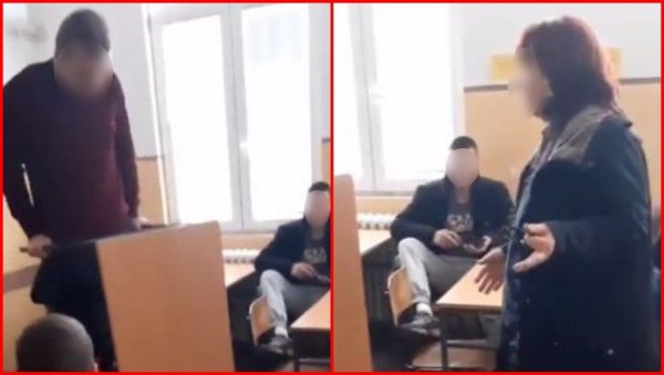СНИМАК ИЗ ШКОЛЕ РАЗБЕСНЕО СРБИЈУ: Ђак дивља, преврће клупу - наставница немоћна да спречи бахатост (ВИДЕО) СНИМАК ИЗ ШКОЛЕ РАЗБЕСНЕО СРБИЈУ: Ђак дивља, преврће клупу - наставница немоћна да спречи бахатост (ВИДЕО)