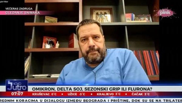 ОМИКРОН СЕ ПРЕНОСИ ЗА НЕКОЛИКО СЕКУНДИ! Доктор Радмило Јанковић: Суочавамо се са плимом заражавања ОМИКРОН СЕ ПРЕНОСИ ЗА НЕКОЛИКО СЕКУНДИ! Доктор Радмило Јанковић: Суочавамо се са плимом заражавања