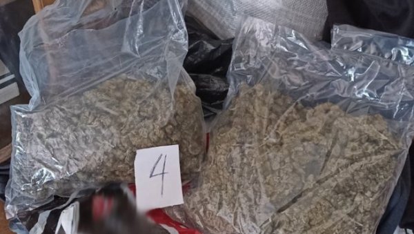 У КУЋИ ДРЖАО 1,8 КИЛОГРАМА МАРИХУАНЕ: Ухапшен мушкарац у Београду У КУЋИ ДРЖАО 1,8 КИЛОГРАМА МАРИХУАНЕ: Ухапшен мушкарац у Београду