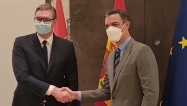 ВУЧИЋ: Велико хвала Шпанији на подршци коју пружа Србији (ВИДЕО) ВУЧИЋ: Велико хвала Шпанији на подршци коју пружа Србији (ВИДЕО)