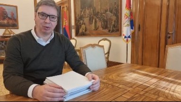ПРЕДСЕДНИК СЕ ХИТНО ОБРАТИО НА ИНСТАГРАМУ: Ситуација у Европи и свету је све тежа, Србија ће заштитити интересе свог народа и земље! (ВИДЕО) ПРЕДСЕДНИК СЕ ХИТНО ОБРАТИО НА ИНСТАГРАМУ: Ситуација у Европи и свету је све тежа, Србија ће заштитити интересе свог народа и земље! (ВИДЕО)