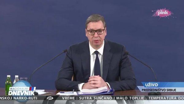 У ДОБРОМ НАМ ЈЕ СТАЊУ ЗЕМЉА: Вучић поручио - Не смеју наша деца никад више у склоништа У ДОБРОМ НАМ ЈЕ СТАЊУ ЗЕМЉА: Вучић поручио - Не смеју наша деца никад више у склоништа