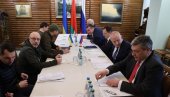 ZAVRŠENA TREĆA RUNDA PREGOVORA DELEGACIJA RUSIJE I UKRAJINE: Sastanak trajao tri sata ZAVRŠENA TREĆA RUNDA PREGOVORA DELEGACIJA RUSIJE I UKRAJINE: Sastanak trajao tri sata